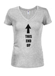 This End Up Juniors V Neck T-Shirt