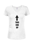 This End Up Juniors V Neck T-Shirt