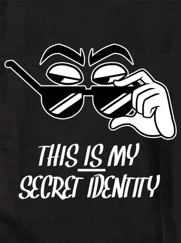 Esta es mi camiseta de identidad secreta
