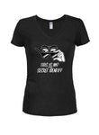 This IS My Secret Identity Juniors V Neck T-Shirt