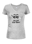 This IS My Secret Identity Juniors V Neck T-Shirt