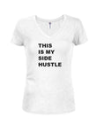 This is My Side Hustle T-shirt col en V pour juniors