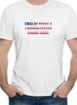 This is What a Conservative Looks Like Flag T-Shirt