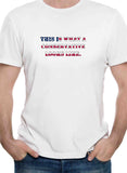 T-shirt Voici à quoi ressemble un conservateur
