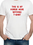 T-shirt C'est mon film d'horreur qui regarde un t-shirt