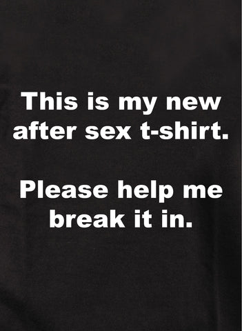 T-shirt C'est mon nouveau t-shirt après le sexe