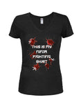 This is My Ninja Fighting Shirt Juniors V Neck T-Shirt