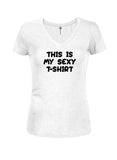 Esta es mi camiseta sexy Camiseta con cuello en V para jóvenes