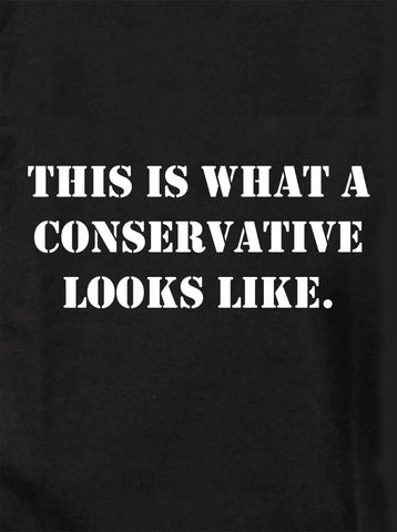 Voilà à quoi ressemble un conservateur T-Shirt