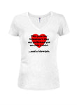 Este año para el Día de San Valentín Camiseta con cuello en V para jóvenes