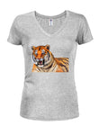 Tiger Juniors V Neck T-Shirt