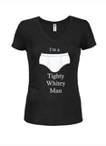 Tighty Whitey Man Juniors T-shirt à col en V