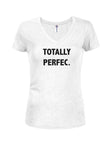 Totally Perfect Juniors Camiseta con cuello en V