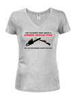 The Toughest Part About a Zombie Apocalypse Juniors V Neck T-Shirt