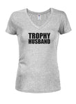 Trophy Husband Juniors V Neck T-Shirt