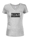 Trophy Husband Juniors V Neck T-Shirt