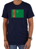 T-shirt drapeau turkmène