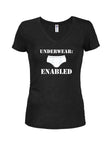 UNDERWEAR: ENABLED Juniors V Neck T-Shirt