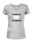 UNDERWEAR: ENABLED Juniors V Neck T-Shirt