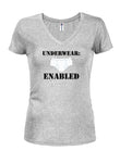 UNDERWEAR: ENABLED Juniors V Neck T-Shirt