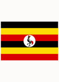 Camiseta de la bandera de Uganda