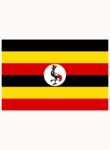 Camiseta de la bandera de Uganda