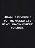 Camiseta Urano es visible a simple vista