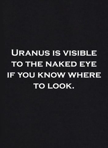 Uranus est visible à l'œil nu T-shirt enfant