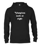 Camiseta Los vampiros chupan de noche