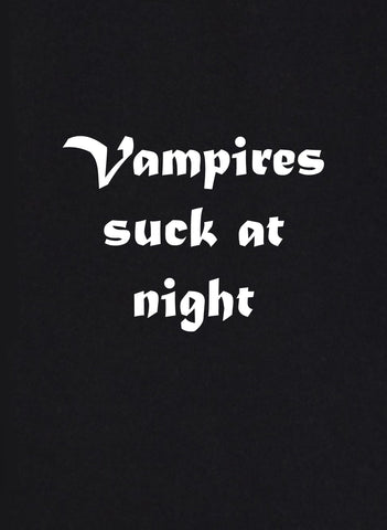 T-shirt Les vampires sucent la nuit