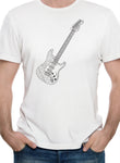 T-shirt de guitare vectorielle