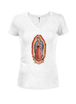 Virgin de Guadalupe T-Shirt Col V Juniors