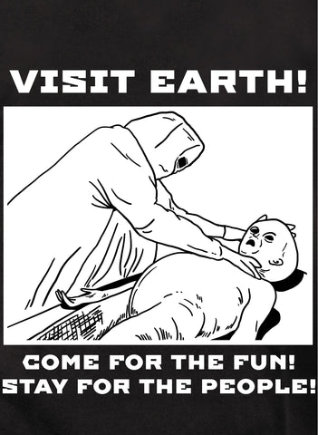 Visit Earth Alien Autopsy Kids T-Shirt