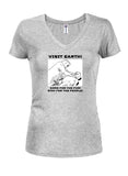 Visit Earth Alien Autopsy Juniors V Neck T-Shirt
