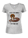 Petting Zoo - Camiseta con cuello en V para niños