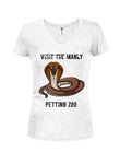 Petting Zoo - Camiseta con cuello en V para niños