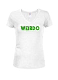 WEIRDO Camiseta con cuello en V para jóvenes