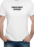 Camiseta del peor novio del mundo