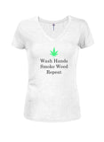 Lavarse las manos fumar hierba repetir camiseta