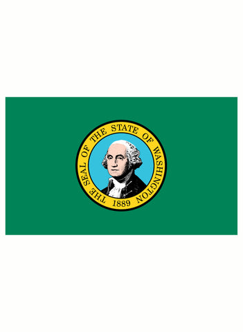 Camiseta de la bandera del estado de Washington