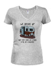 We Broke Up But Could Still be Cousins Juniors V Neck T-Shirt