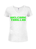 Welcome thrillho Juniors V Neck T-Shirt