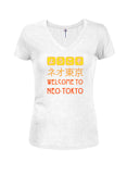 Bienvenido a Neo-Tokyo Juniors Camiseta con cuello en V