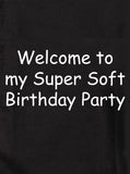 Bienvenue sur mon t-shirt de fête d'anniversaire super doux