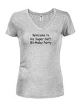 Bienvenido a mi camiseta de fiesta de cumpleaños súper suave