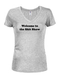 Bienvenue au Shit Show T-shirt col en V Juniors