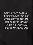 When I play baseball Kids T-Shirt