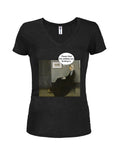 Whistler's Mother Edibles - Camiseta con cuello en V para jóvenes