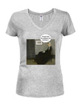 Whistler's Mother Edibles - Camiseta con cuello en V para jóvenes
