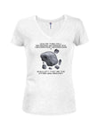 Why do they call Asteroids Asteroids? Juniors V Neck T-Shirt